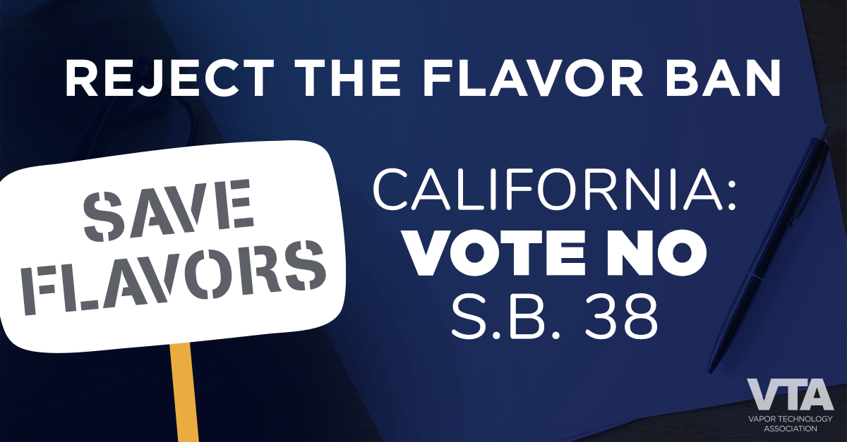 California REJECT A FLAVOR BAN!