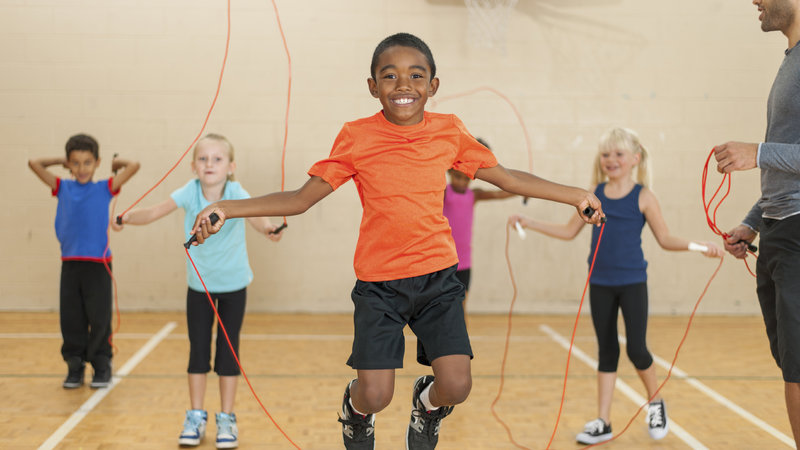 Boy Jumping Rope